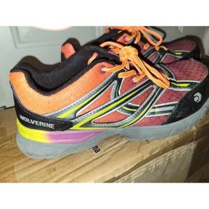Wolverine Womens Jetstream Orange/Purple Safety Shoes